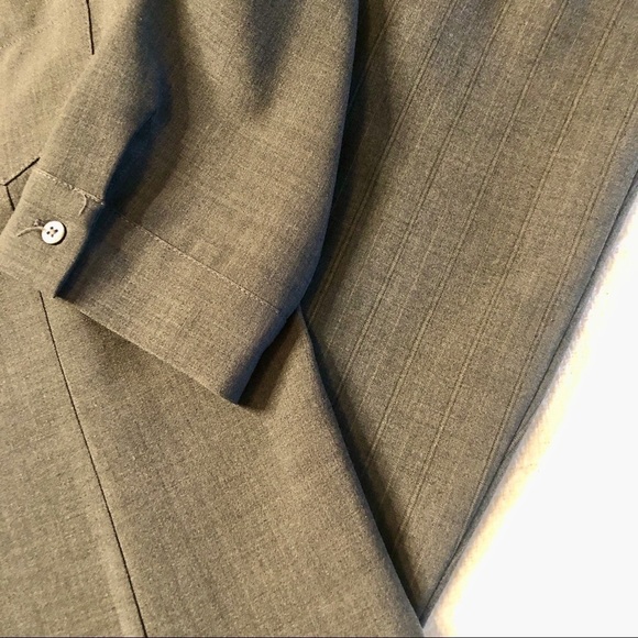Gap Pants Charcoal Grey Pinstripe Cropped Dress Pants Stretch size 2 - Picture 13 of 16